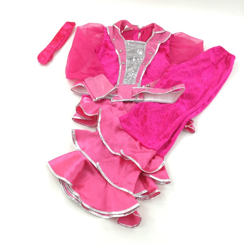 Pink Abba-Inspired Costume - Girls 7-9 Years (128cm)