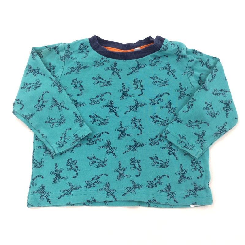 Tigger Aqua Long Sleeve Top - Boys 6-9 Months