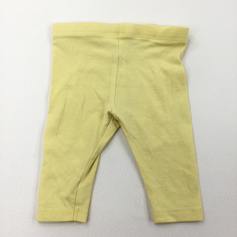 Yellow Leggings - Girls 0-3 Months