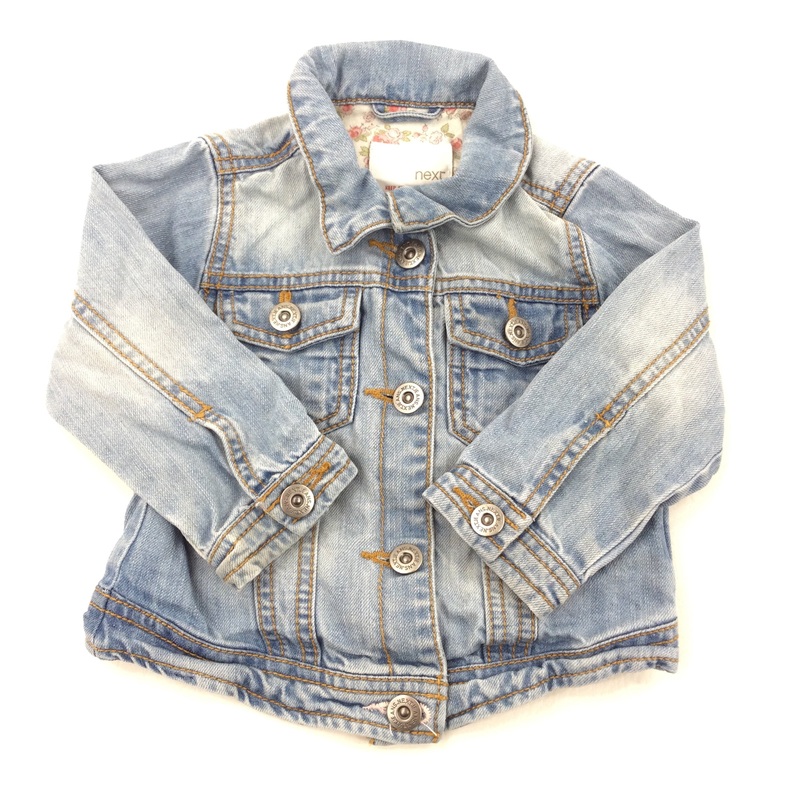 Bleached Denim Jacket - Girls 12-18 Months