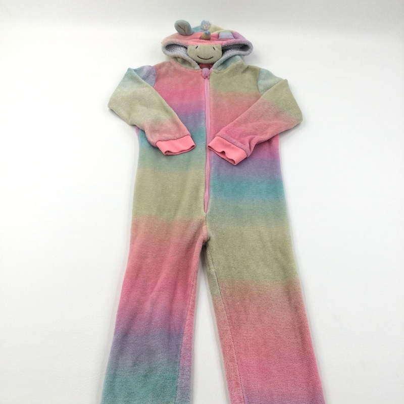 Colourful Unicorn Onesie - Girls 9-10 Years