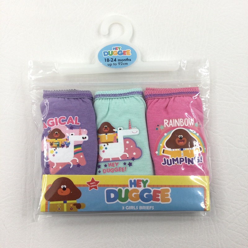 **NEW** 3 Pack Hey Duggee Briefs - Girls 18-24 Months