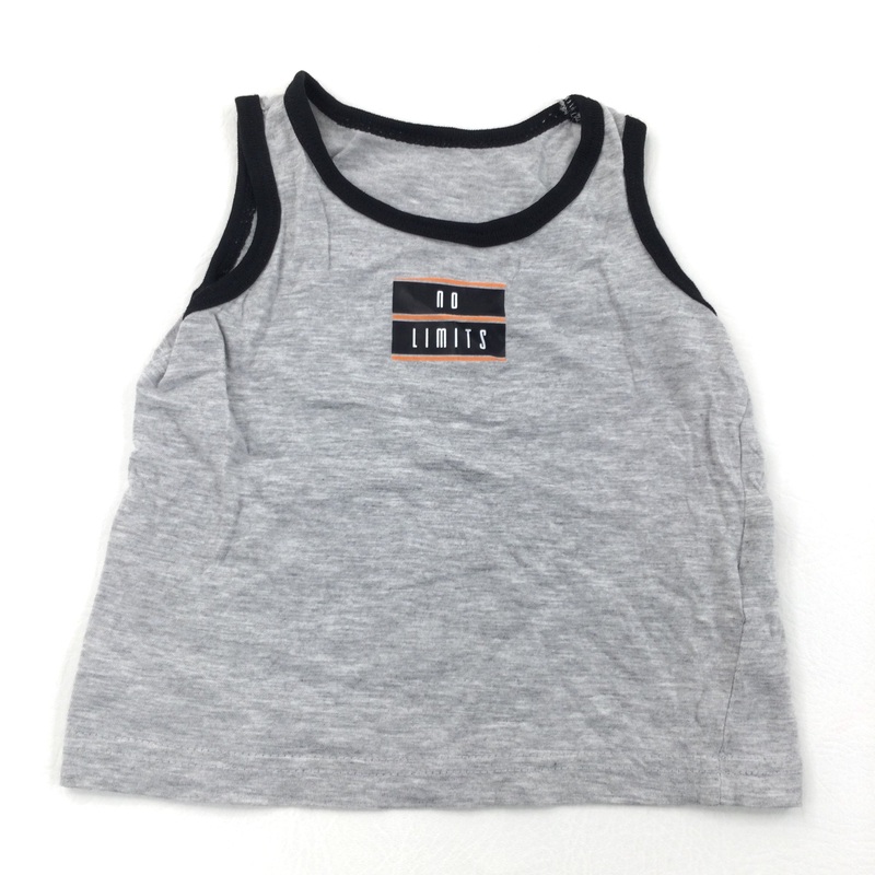 'No Limits' Grey Vest - Boys 2-3 Years