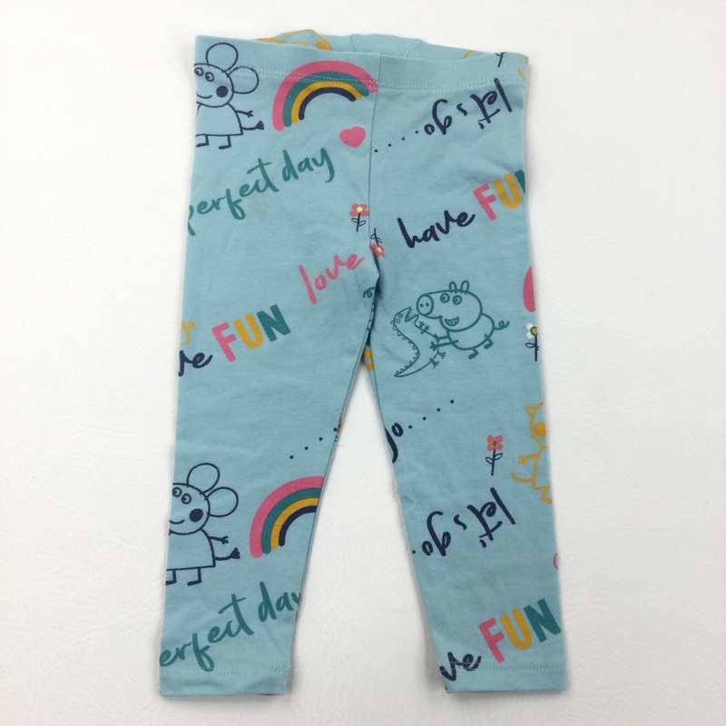 Peppa Pig Aqua Leggings - Girls 12-18 Months