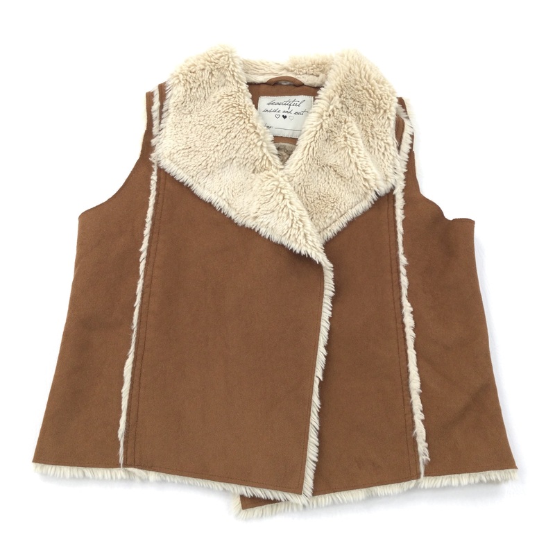 Tan Gilet - Girls 9-10 Years