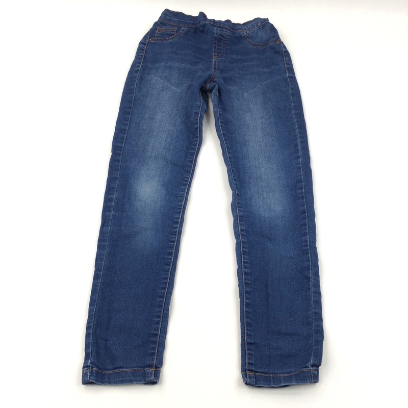Blue Denim Jeggings - Girls 11 Years