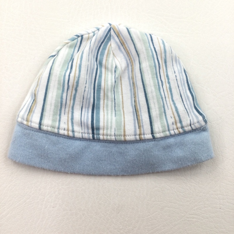 Blue & White Hat - Boys Newborn
