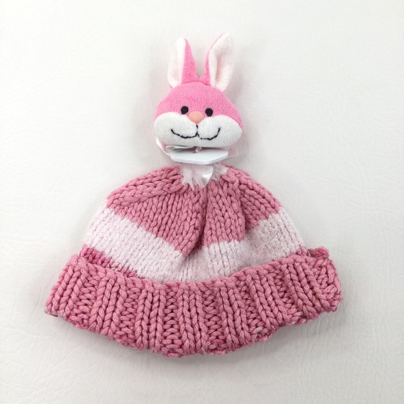 Bunny Pink Hat - Girls 9-12 Months