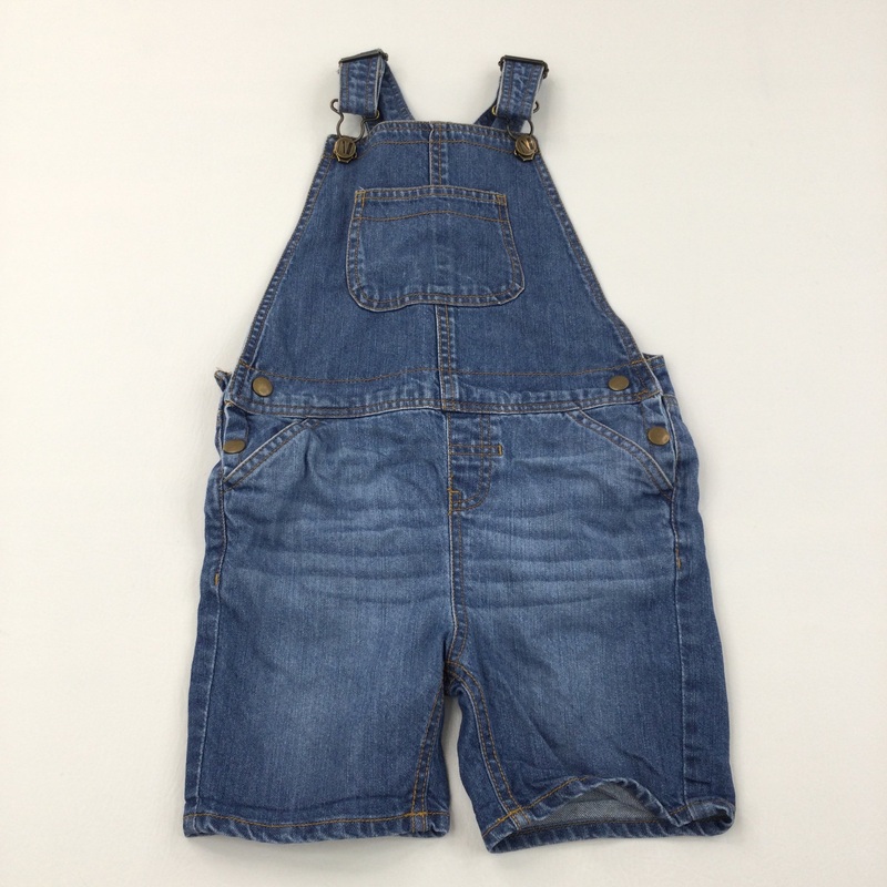 Denim Short Dungrees - Girls 5 Years