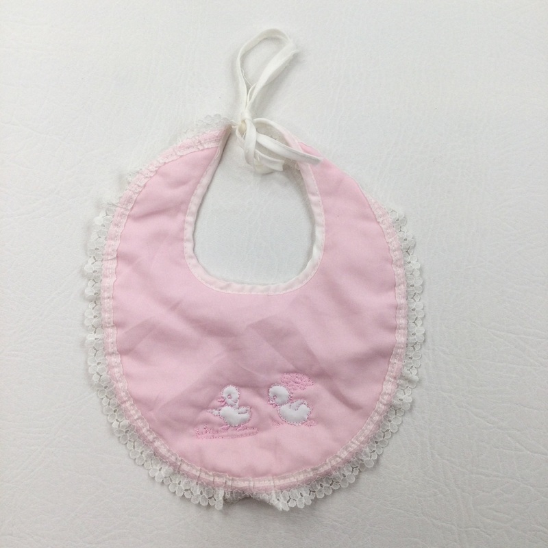 Ducks Pink Bib - Girls Newborn