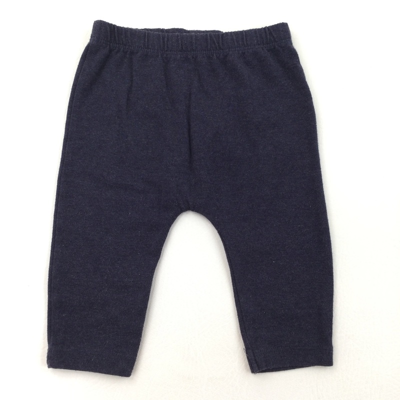 Navy Marl Leggings - Boys/Girls 3-6 Months