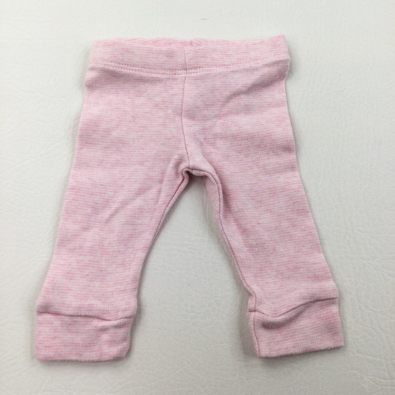Pink Marl Leggings - Girls Tiny Baby