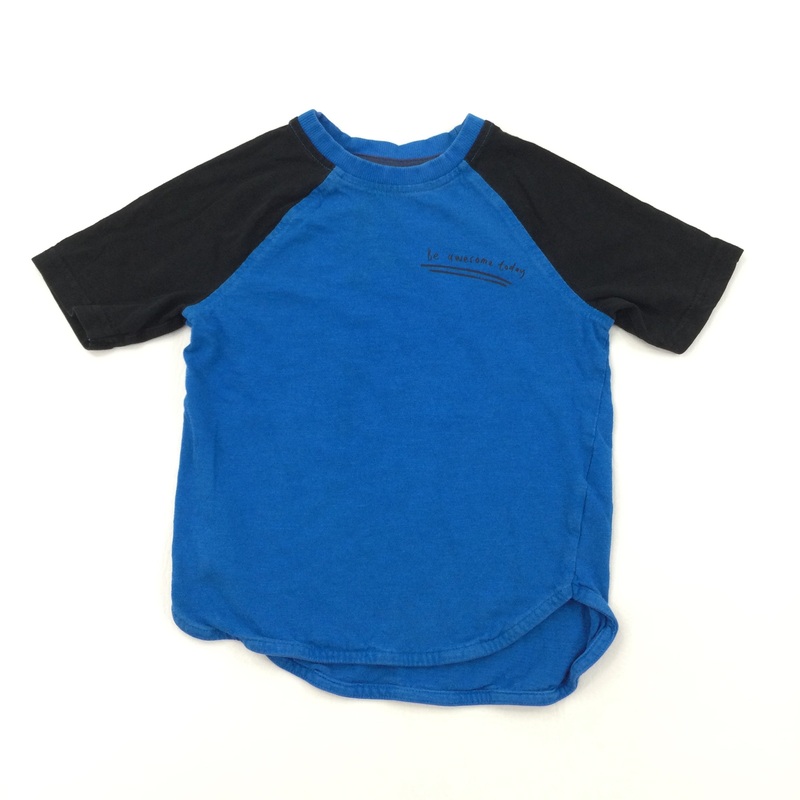 'Be Awesome Today' Blue & Black T-Shirt - Boys 3-4 Years