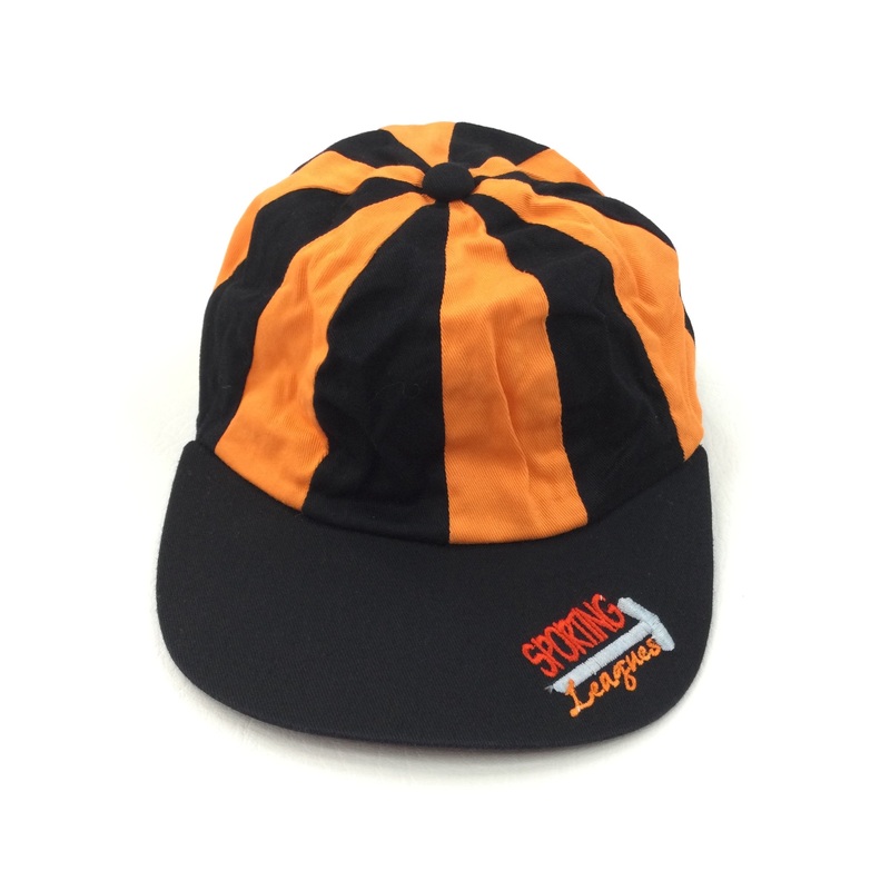 Black & Orange Cap - Boys 3-4 Years