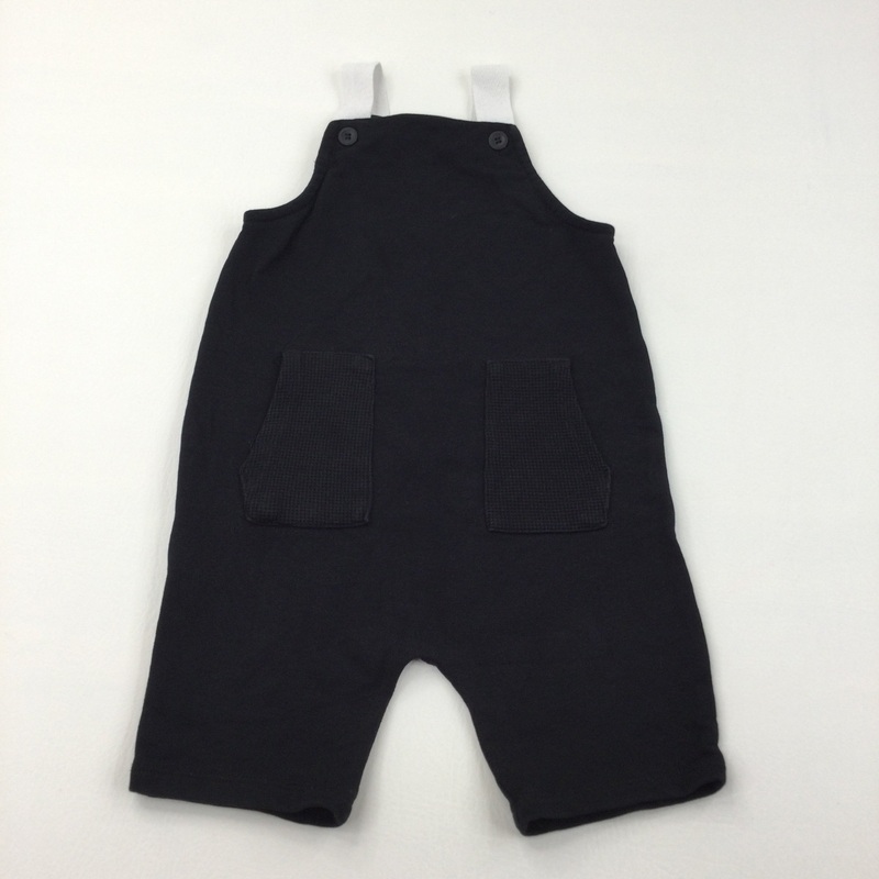 Black Short Dungarees - Boys 2-3 Years