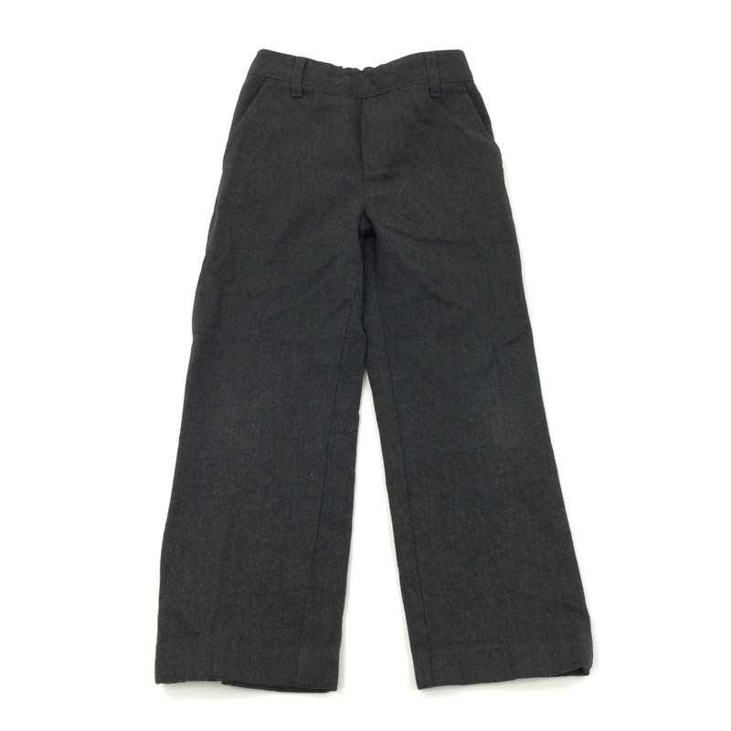 Grey Trousers with Adjustable Waist - Boys 4-5 Years