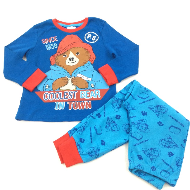 **NEW** 'Coolest Bear In Town' Paddington Blue Pyjamas - Boys/Girls 5-6 Years