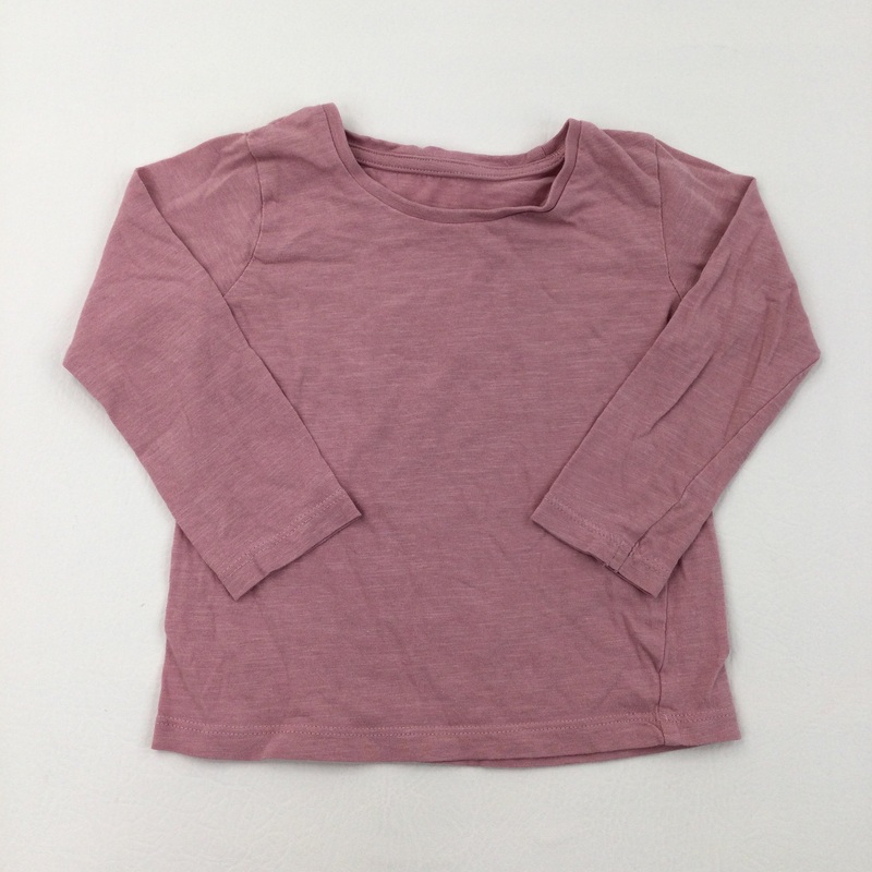 Pink Long Sleeve Top - Girls 12-18 Months