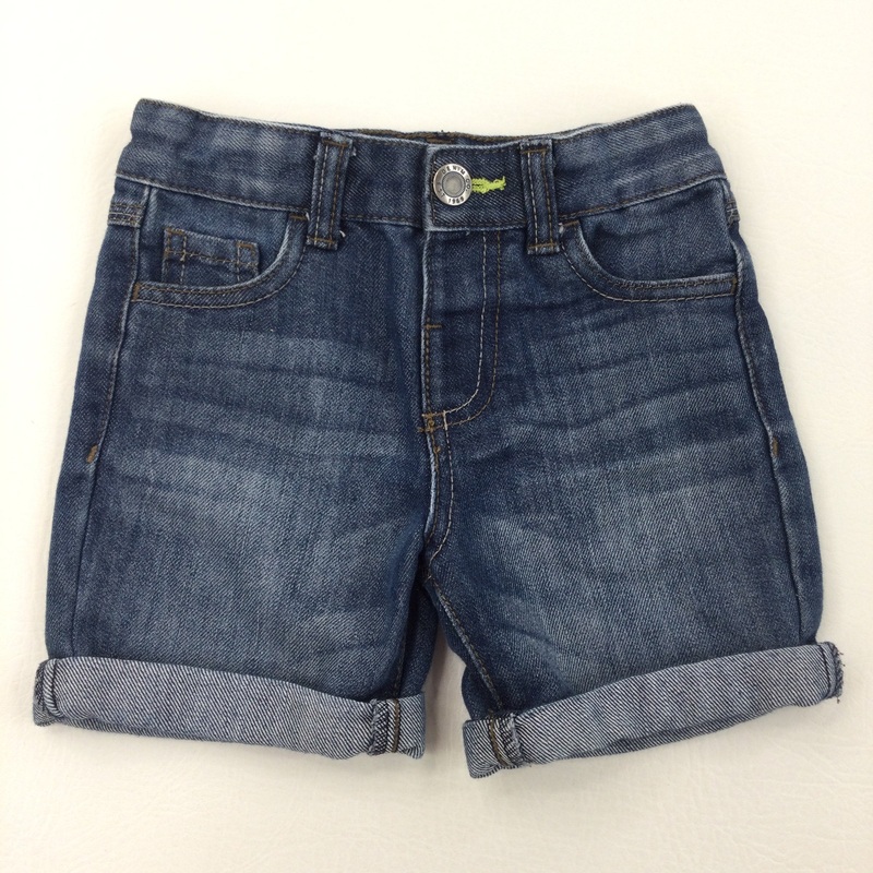 Slim Fit Blue Denim Shorts - Boys 2-3 Years