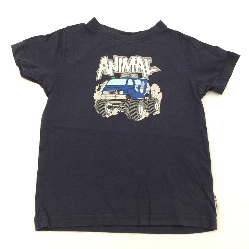 Vehicle Navy T-Shirt - Boys 3-4 Years