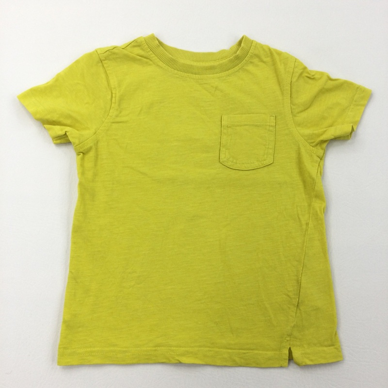 Yellow Pocket T-Shirt - Boys 3-4 Years
