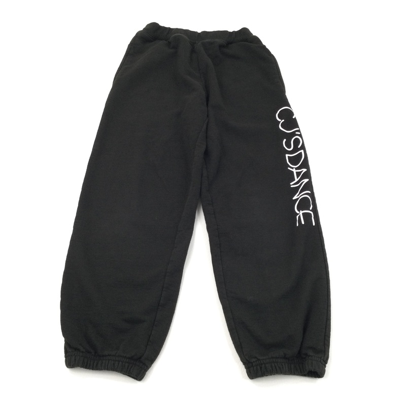 'CJ'S Dance' Black Joggers - Girls 9-10 Years