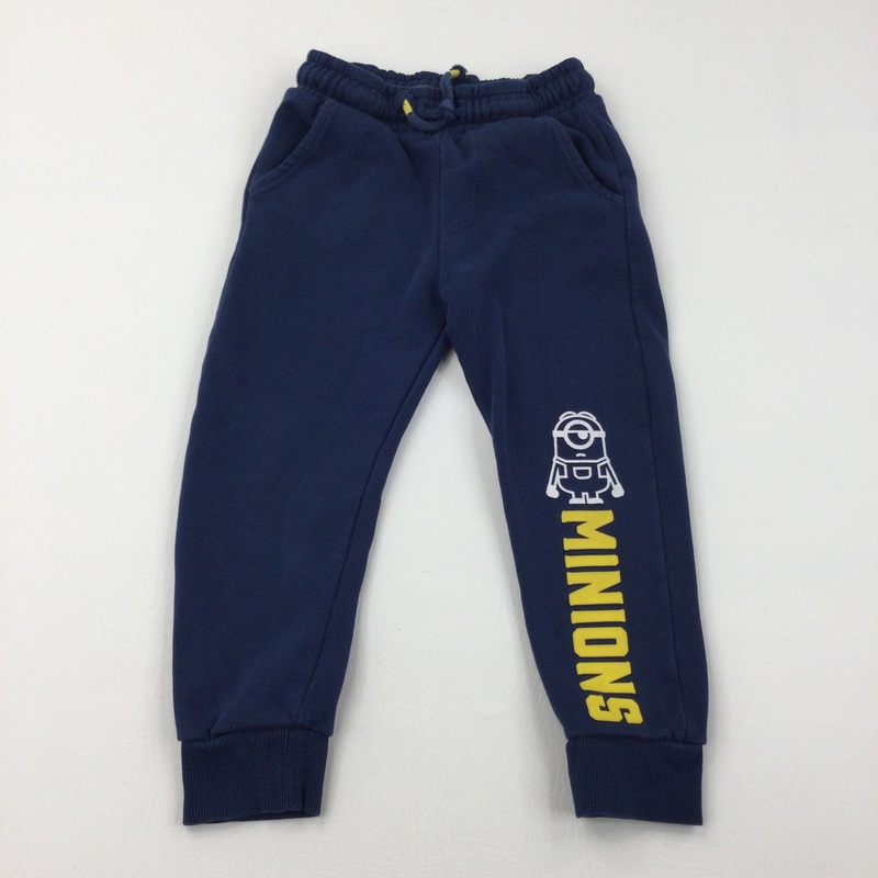 'Minions' Navy Joggers - Boys 3-4 Years