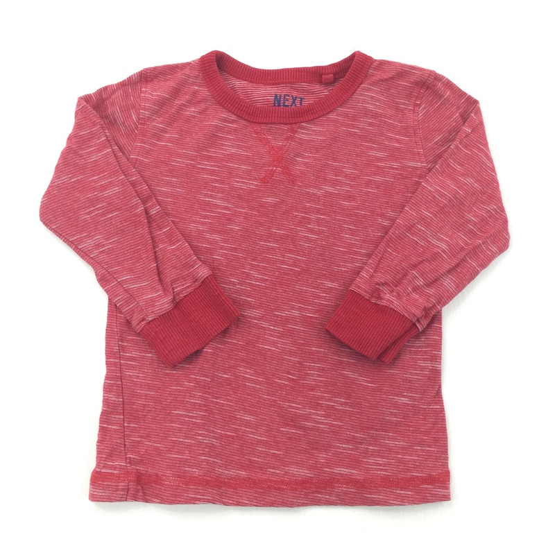 Red Marl Long Sleeve Top - Boys 12-18 Months