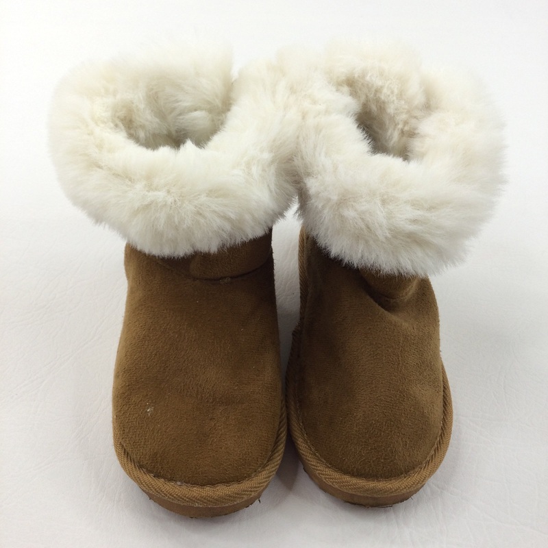 Tan Boots with Bow Back - Girls - Shoe Size 12