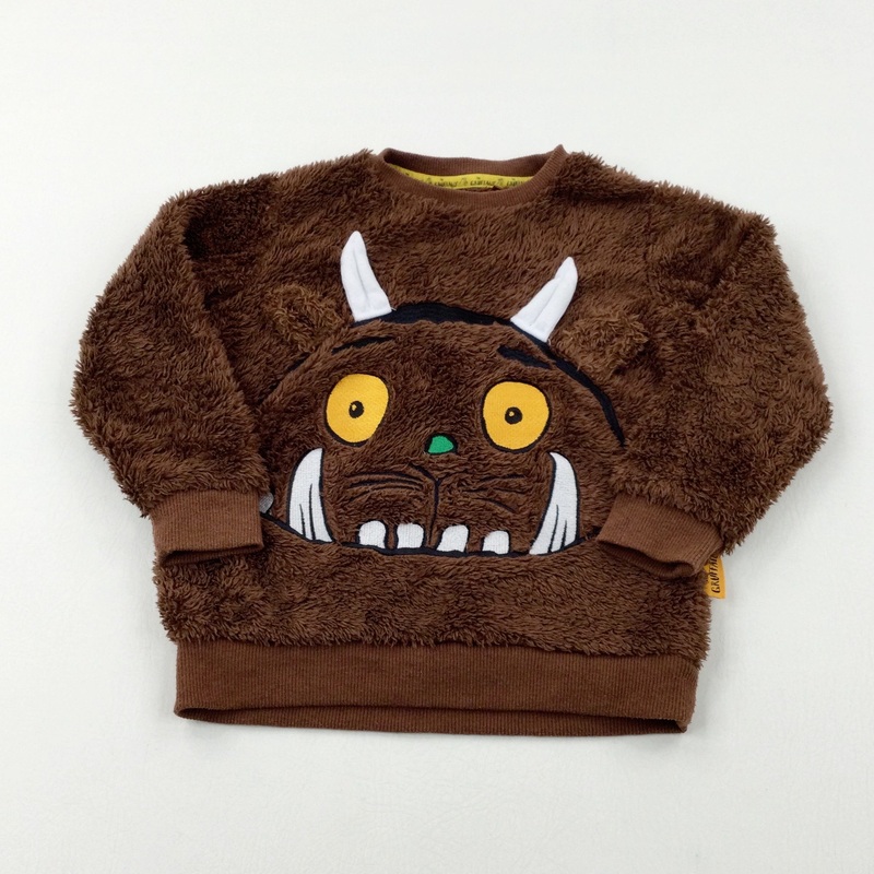 The Gruffalo Appliqued Brown Fleece Jumper - Boys 4-5 Years