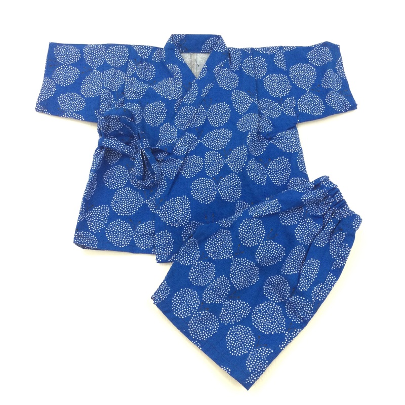 Butterflies Blue Kimono-Style Top & Shorts Set - Girls 2-3 Years