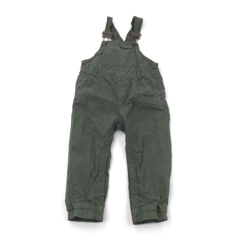 Dark Green Dungarees - Boys 18-24 Months