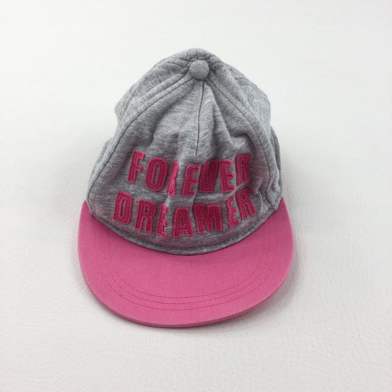 'Forever Dreamer' Grey & Pink Cap - Girls 8-12 Years
