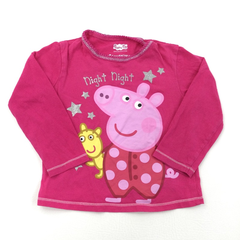 'Night Night' Peppa Pig Pyjama Top - Girls 3 Years