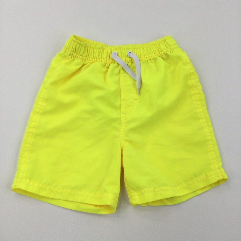 Yellow Swimming Shorts - Boys 3-4 Years
