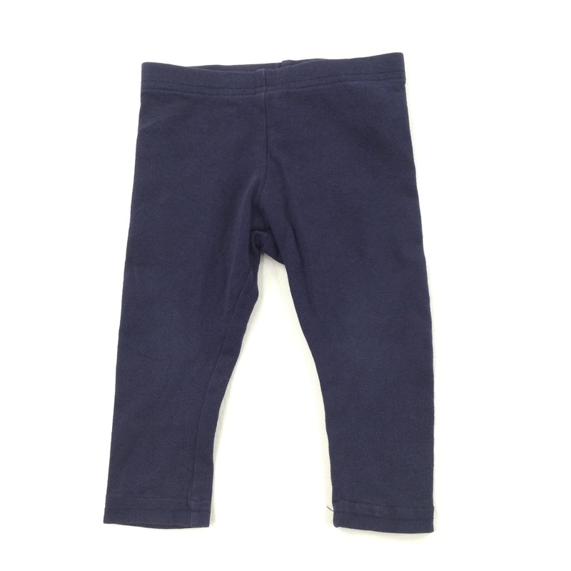 Navy Leggings - Girls/Boys 6-9 Months