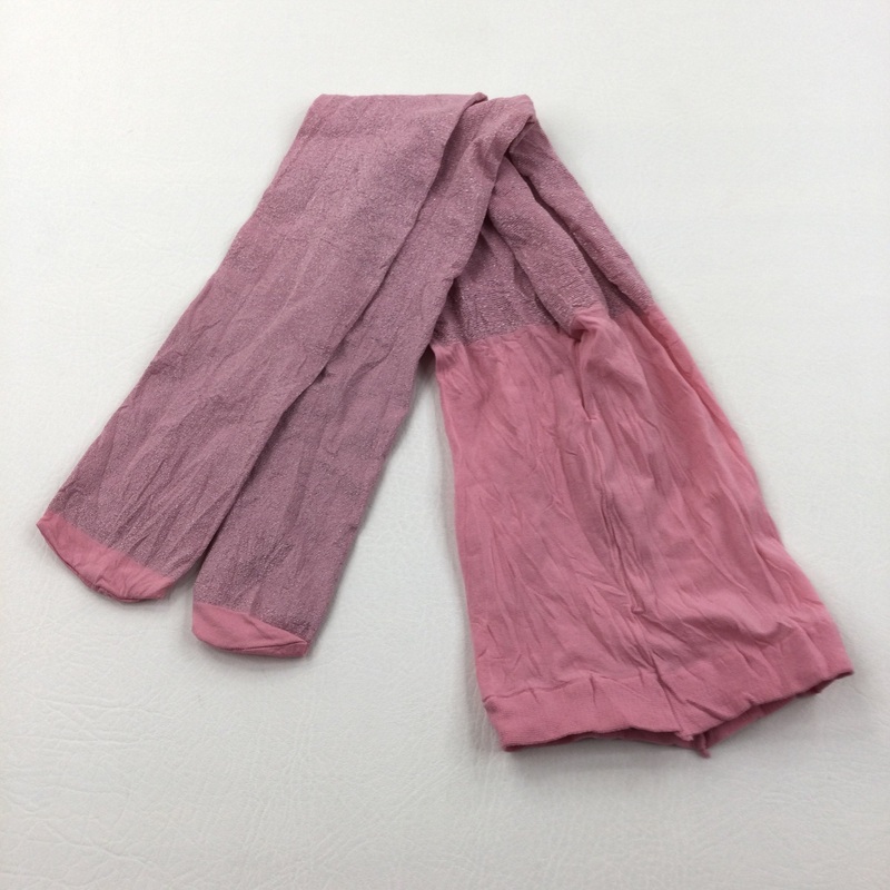Sparkly Pink Smart Tights - Girls 6-7 Years
