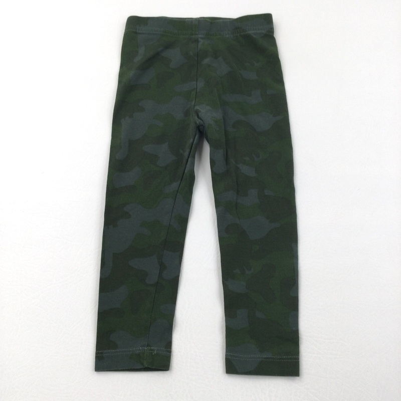 Camouflage Green Leggings - Boys 18-24 Months