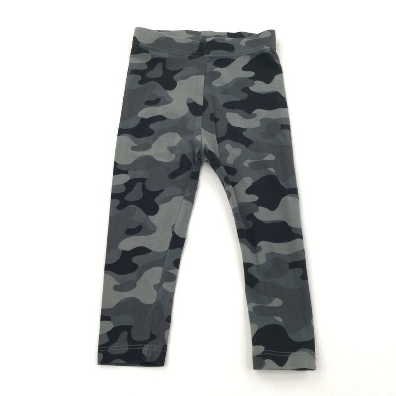 Camouflage Grey/Black Leggings - Boys 18-24 Months