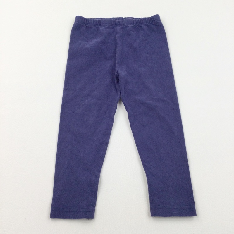 Navy Leggings - Girls/Boys 2-3 Years