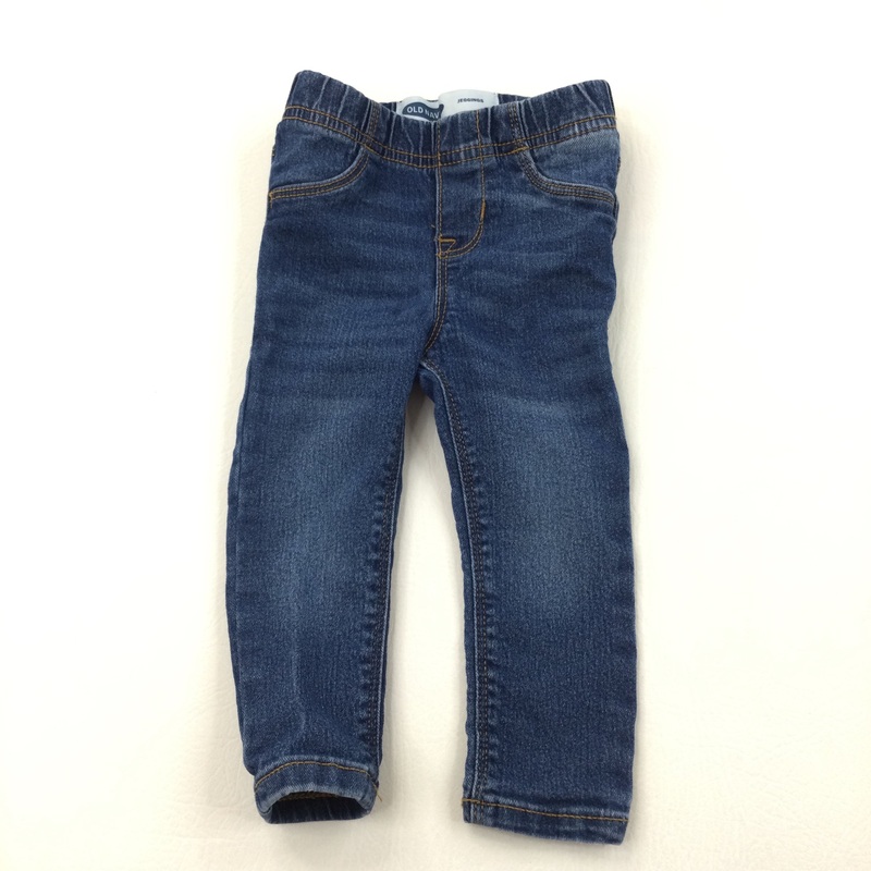 Mid Blue Denim Jeggings - Girls 18-24 Months