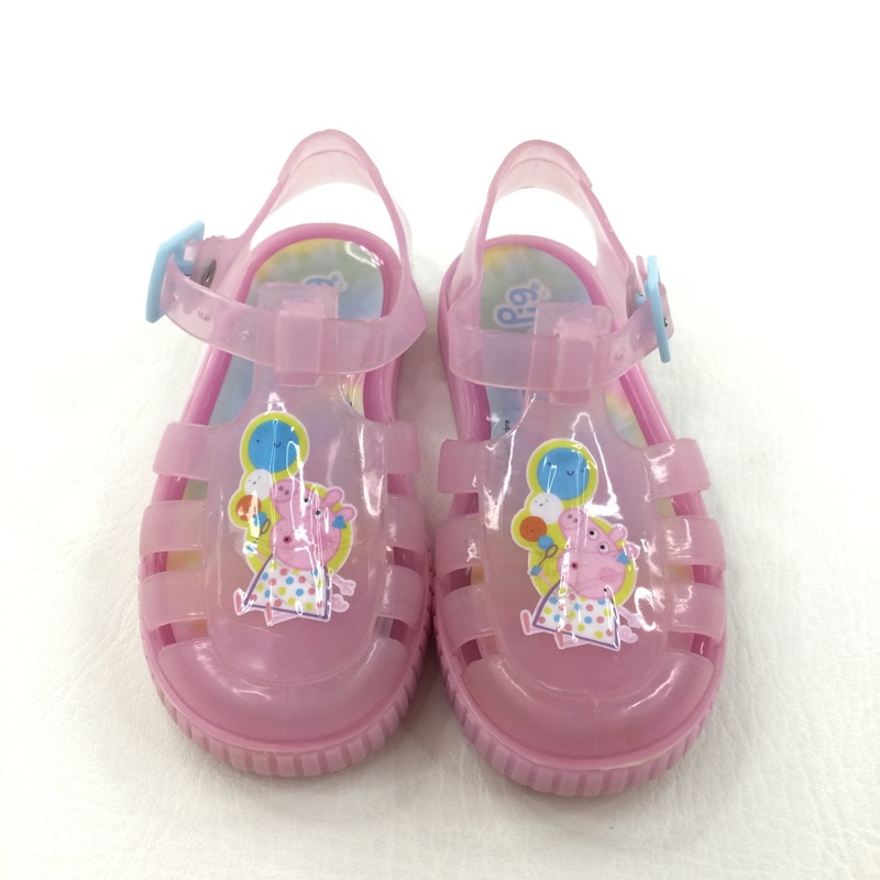 Peppa Pig Pink Jelly Shoes - Shoe Size 8