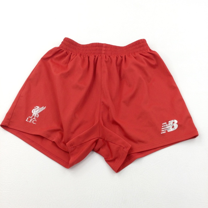 'Liverpool FC' Red Football Shorts - Boys 6-7 Years