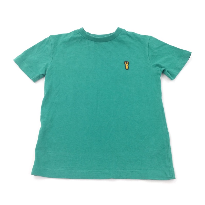 Stag Motif Green T-Shirt - Boys 3 Years