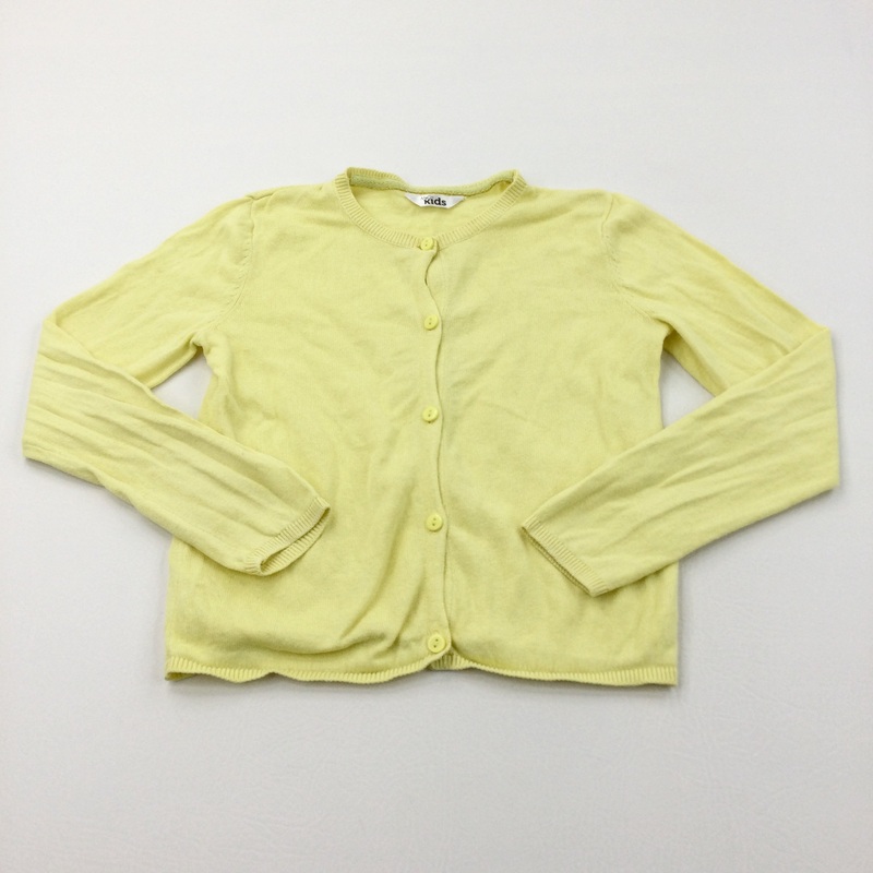 Yellow Lightweight Knitted Cardigan - Girls 7-8 Years