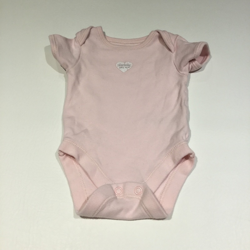 'Some Bunny Loves Me' Rabbit Pink Short Sleeve Bodysuit - Girls Newborn