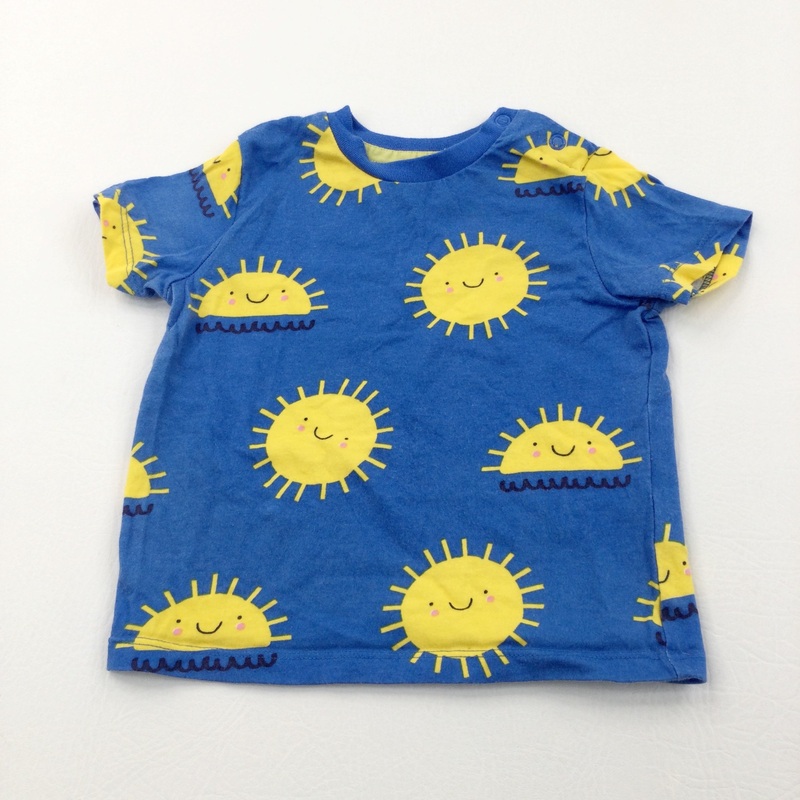 Sunshine Yellow & Blue T-Shirt - Boys/Girls 12-18 Months