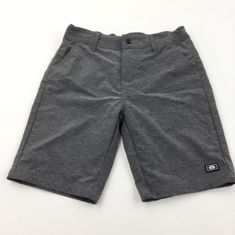 'Animal' Grey Shell Shorts with Adjustable Waistband - Boys 9-10 Years