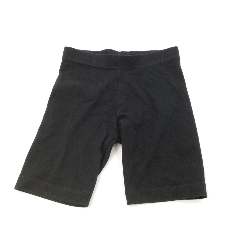 Black Lightweight Jersey Cycling/PE Shorts - Girls 5-6 Years