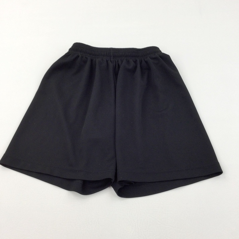 Black Sports/Football Shorts - Boys/Girls 12-13 Years
